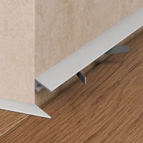 Микроплинтус Mini 7067 Белый RAL 9003 Pro Design 6,15 мм х 15,5 мм х 2700 мм