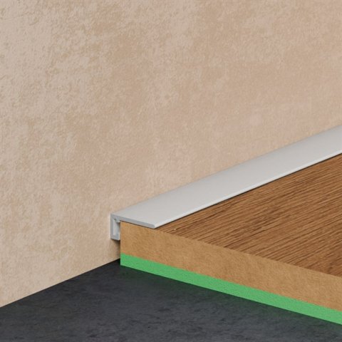 Микроплинтус Mini 7067 Белый RAL 9003 Pro Design 6,15 мм х 15,5 мм х 2700 мм