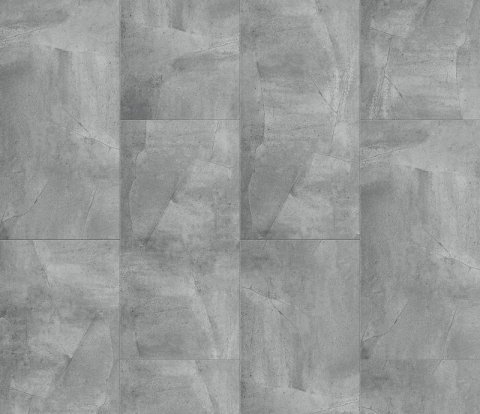 Замковый виниловый пол Vinilam Ceramo Stone 61602 Серый Бетон