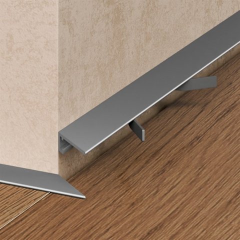 Микроплинтус Mini 7067 (не анадированный) Pro Design 6,15 мм х 15,5 мм х 2700 мм