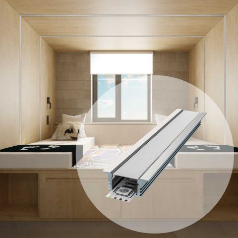 Встраиваемый профиль с рассеивателем Apeyron 08-12