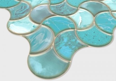 «Чешуя бирюза в золоте»