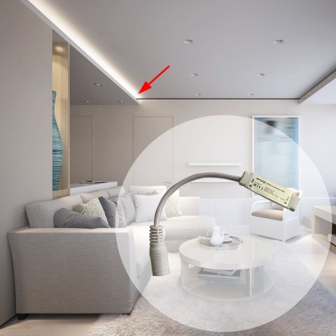 Мини-усилитель RGB Apeyron 12/24V 04-25