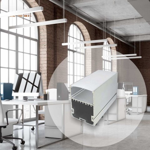 Подвесной профиль с рассеивателем Apeyron 08-26