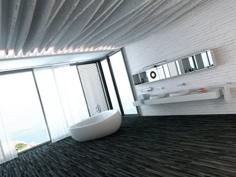 Настенный светодиодный светильник Kanlux ASTIM IP44 12W-NW-B 34933