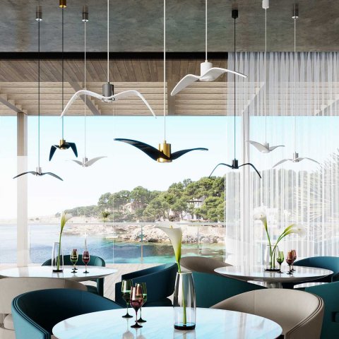 Подвесной светильник Odeon Light Pendant Birds 4900/1C