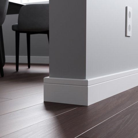 Плинтус МДФ (грунт) профиль №3