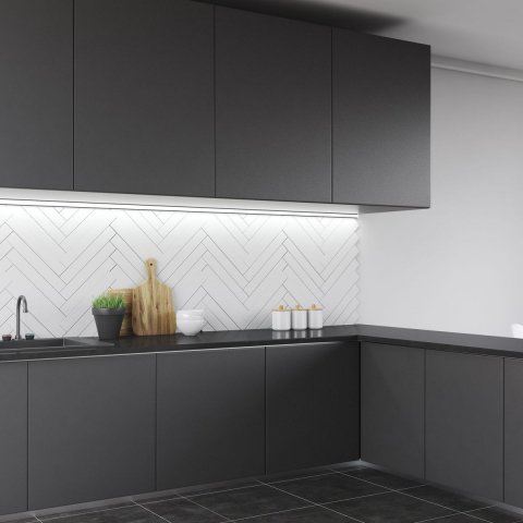 Профиль угловой с рассеивателем Apeyron 08-07-ЧБ