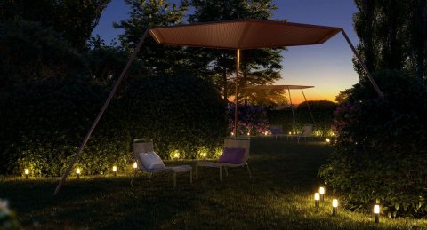 Ландшафтный светодиодный светильник Maytoni Talpa O416FL-L3GR3K