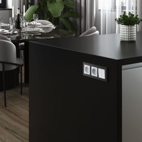 Выключатель двухклавишный Werkel с подсветкой белый матовый W1120161 4690389184666