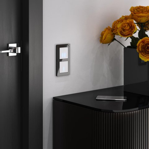 Сенсорный выключатель одноклавишный с функцией Wi-Fi Werkel белый W4510601 4690389171161