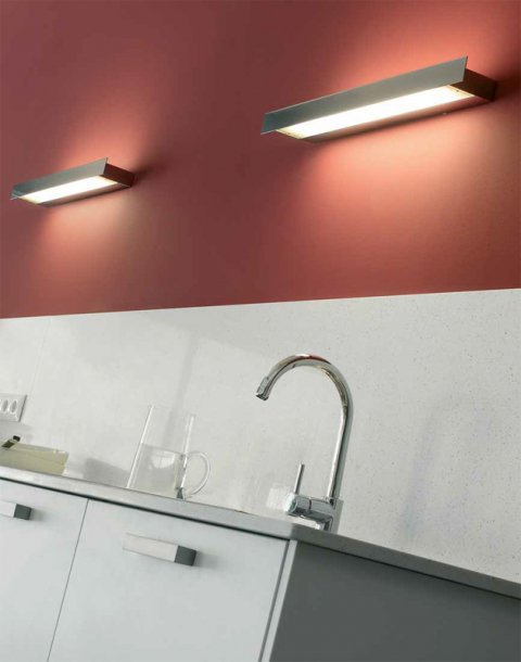 Настенный светильник Bover Plana Chrome