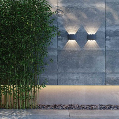 Уличный настенный светодиодный светильник Novotech Street Calle 358460