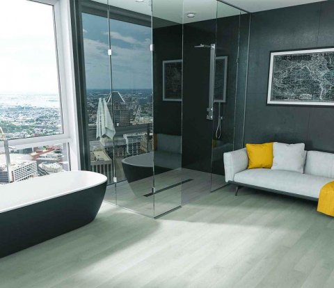 Замковый виниловый пол Home Expert Natural 943-07 Дуб Ледяной замок