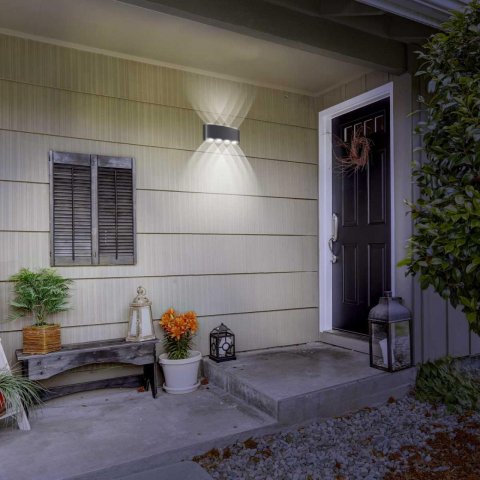 Уличный настенный светодиодный светильник Novotech Street Calle 358461