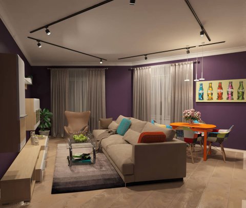 Трековый светодиодный светильник Denkirs DK6401-BK