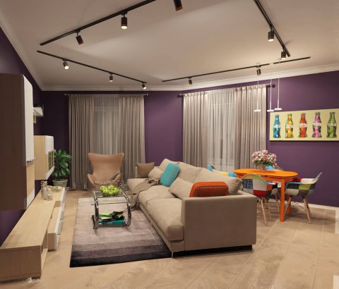 Трековый светодиодный светильник Denkirs DK6405-BG