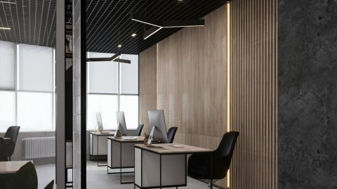 Подвесной светодиодный светильник Siled Trio-Star-Prof 7370452