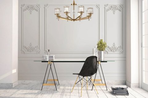 Подвесная люстра Escada Premium Line 691/8S (Copper)