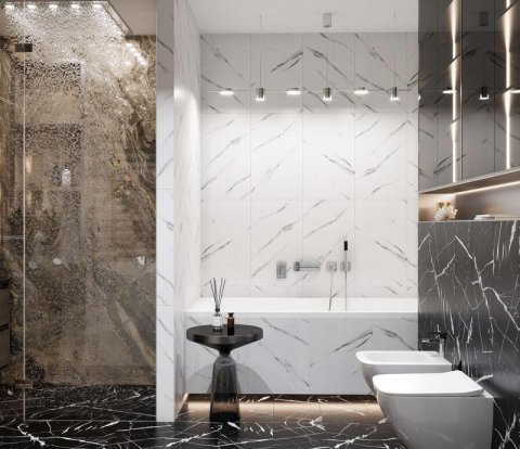 Виниловая SPC плитка CronaFloor Stone BD-602-11 Ноче