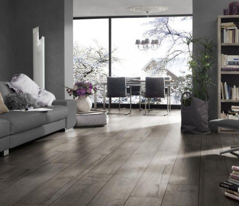 Ламинат Kronotex Exquisit D 3242 Тик Ностальгия серебряный