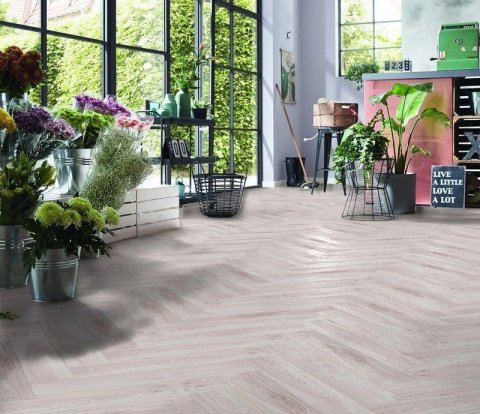 Ламинат Kronotex Herringbone D 3516 Дуб Бордо