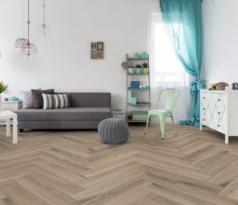 Ламинат Kronotex Herringbone D 3766 Дуб Мец