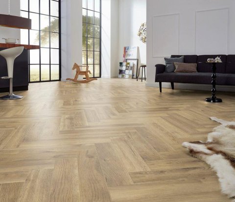 Ламинат Kronotex Herringbone D 4764 Дуб Тревис