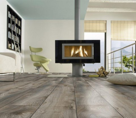 Ламинат Kronotex Mammut Plus D 4792 Дуб Макро серый