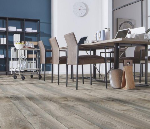 Ламинат Kronotex Mammut Plus D 4792 Дуб Макро серый