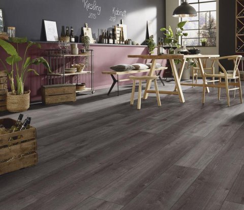 Ламинат Kronotex Exquisit D 6017 Дуб Кашмир чёрный