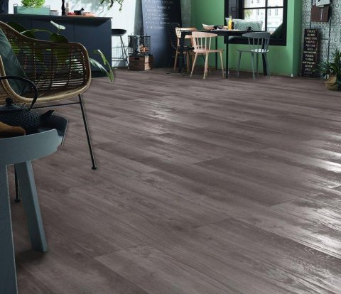 Ламинат Kronotex Exquisit D 6017 Дуб Кашмир чёрный