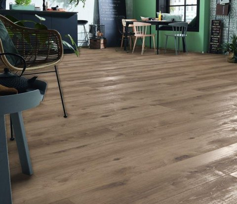 Ламинат Kronotex Exquisit Plus D 6019 Дуб Кашмир коричневый