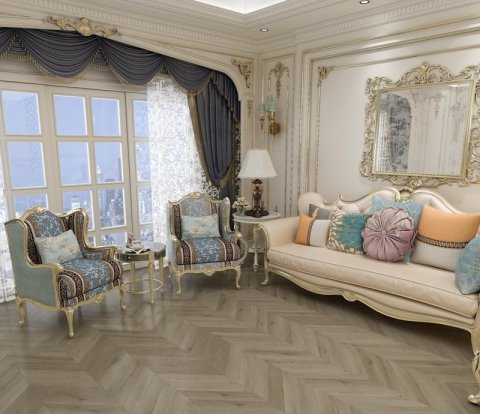 Виниловый пол Damy Floor Chevron DF01-Ch Версаль