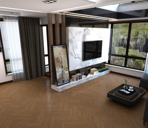 Виниловый пол Damy Floor Chevron DF08-Ch Блуа