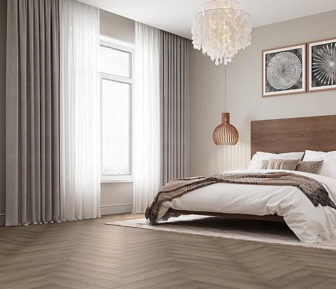 Клеевой виниловый пол Alpine Floor Parquet LVT ECO 16-7 Дуб насыщенный