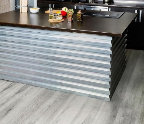 Замковый кварц-виниловый пол Alpine Floor Classic ECO 134-5 Ясень серый