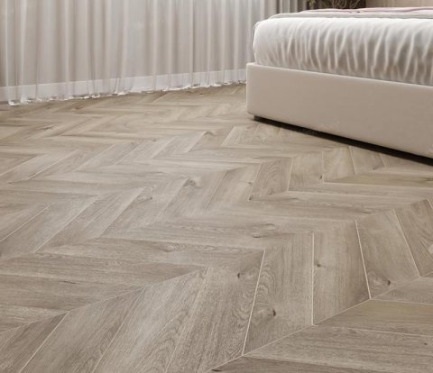 Замковый виниловый пол Alpine Floor Chevron Alpine ECO 18-3 Дуб натуральный отбеленный