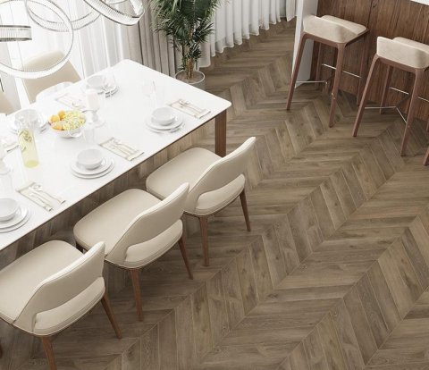 Замковый виниловый пол Alpine Floor Chevron Alpine ECO 18-4 Дуб наcыщенный