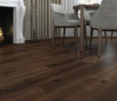 Замковый виниловый пол Alpine Floor Real Wood ECO 2-2 Дуб Мокка