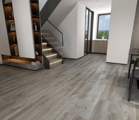 Замковый виниловый пол Alpine Floor Premium XL ECO 7-4 Дуб Грей дождливый