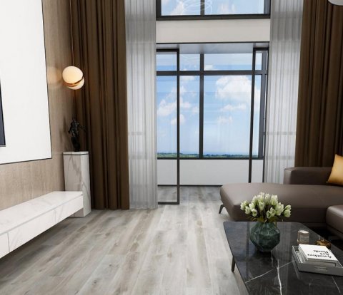 Замковый виниловый пол Alpine Floor Premium XL ECO 7-4 Дуб Грей дождливый