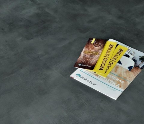 Клеевая LVT плитка Alpine Floor Grand Stone ЕСО 8-5 Вулканический Песок