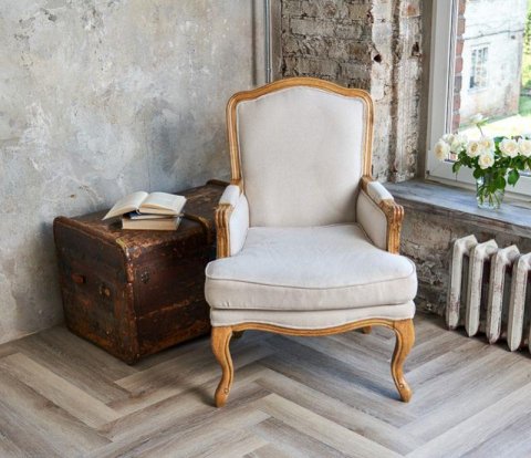 Замковый виниловый пол Vinilam Parquet Herringbone IS11122 Паркет Эрмитаж