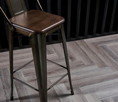 Замковый виниловый пол Vinilam Parquet Herringbone IS11122 Паркет Микеланджело