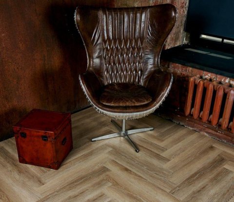 Замковый виниловый пол Vinilam Parquet Herringbone IS11166 Паркет Классический