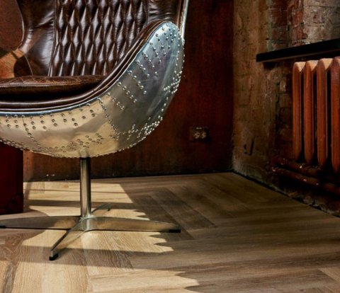 Замковый виниловый пол Vinilam Parquet Herringbone IS11166 Паркет Классический