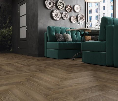 Ламинат Alpine Floor Herringbone LF102-11 Дуб Анжу