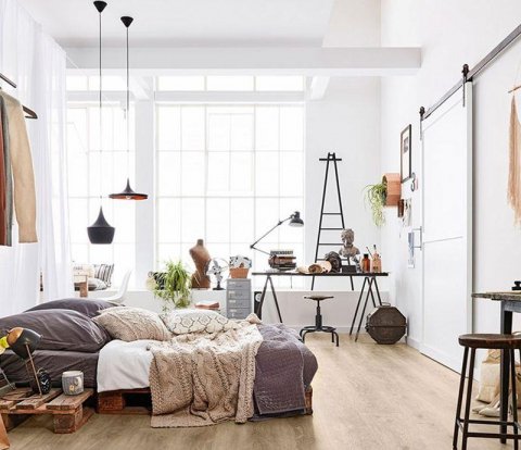 Виниловый пол Wineo 600 Wood XL DB199W6 Paris Loft