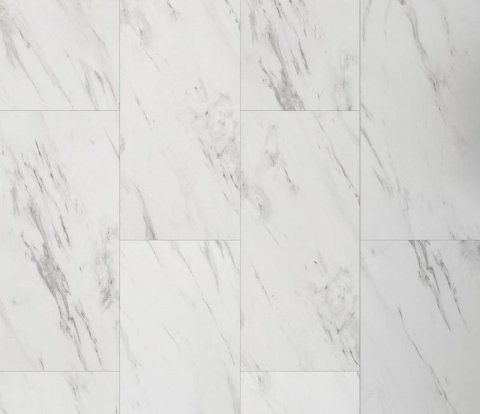 Виниловая SPC плитка Alta Step Arriba SPC 9905 Мрамор белый